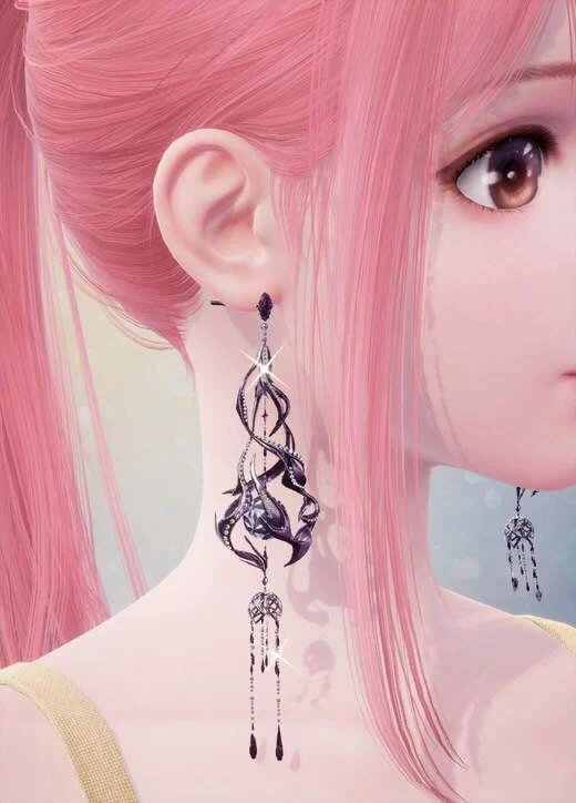 crimson_feather-earrings