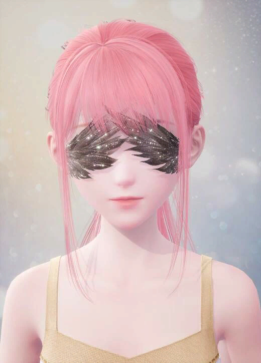 crimson_feather-face_decorations
