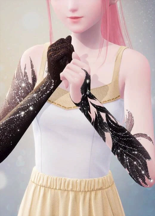 crimson_feather-gloves