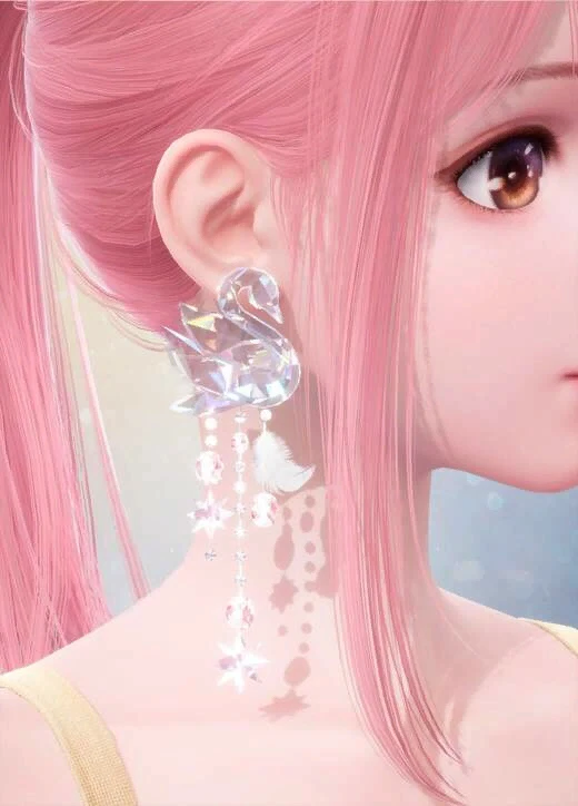 fairytale_swan-earrings