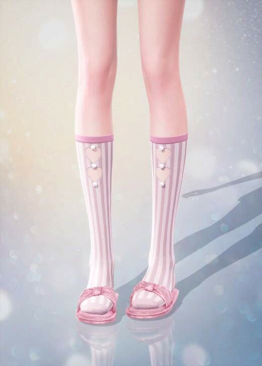 lavender_stripes-socks