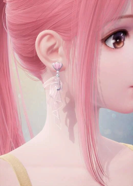pink_ribbon_waltz-earrings