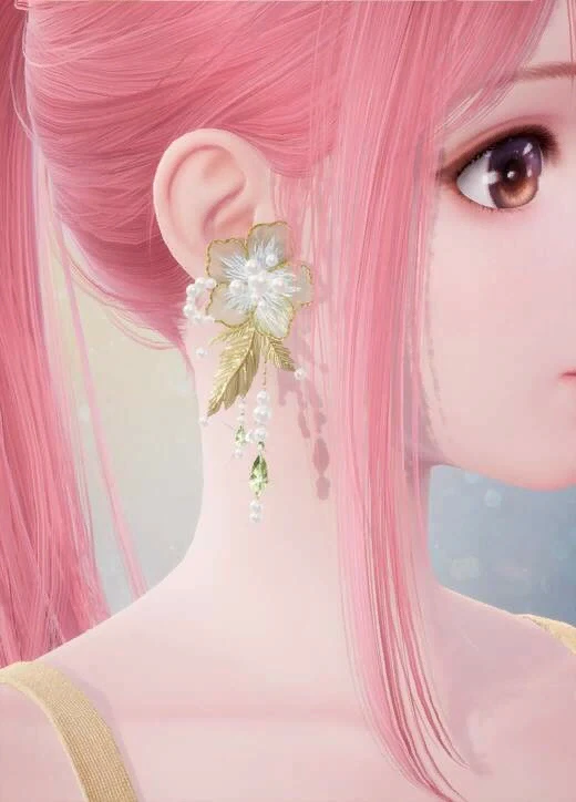 rainfall_and_blossoms-earrings